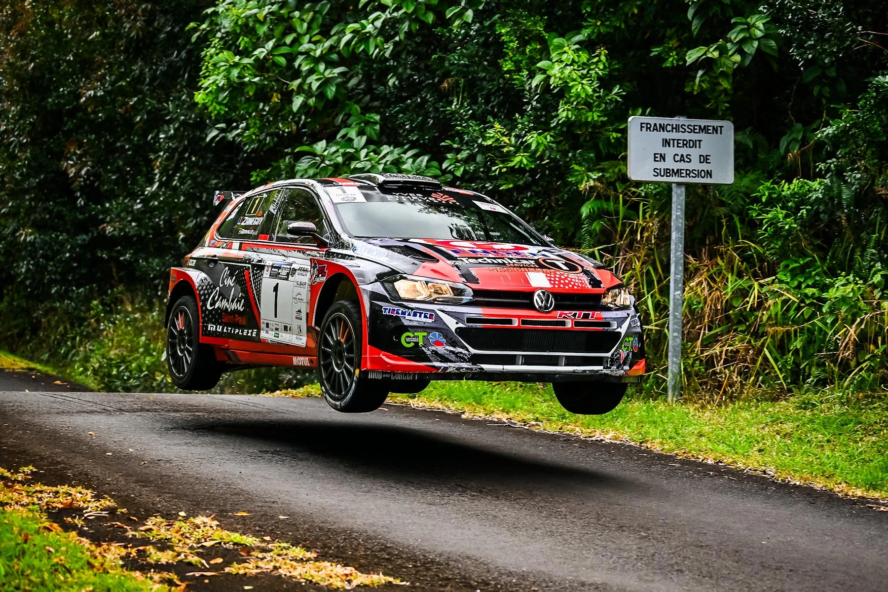 Volkswagen Polo de rallye en action